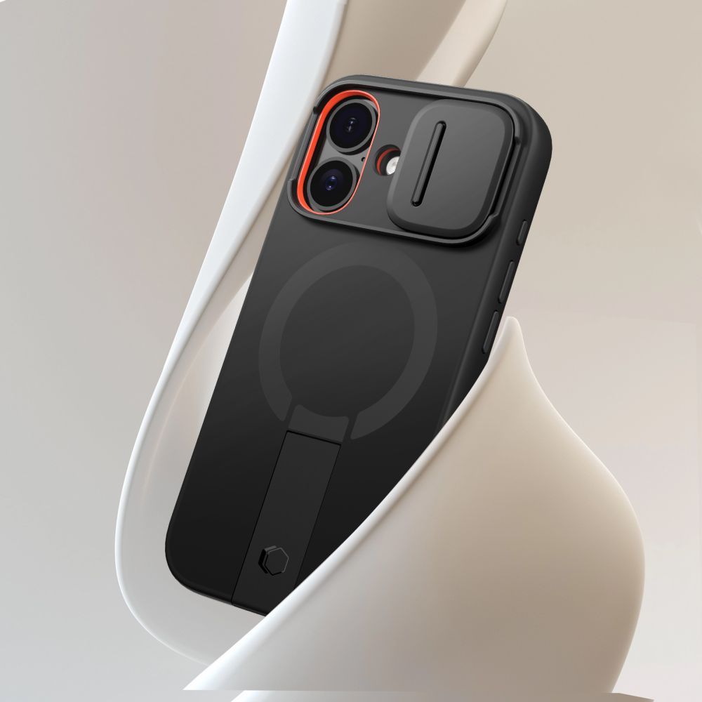 Ovitek MagSafe za Apple iPhone 17, Tech-Protect, Kevlar Aura, Črn