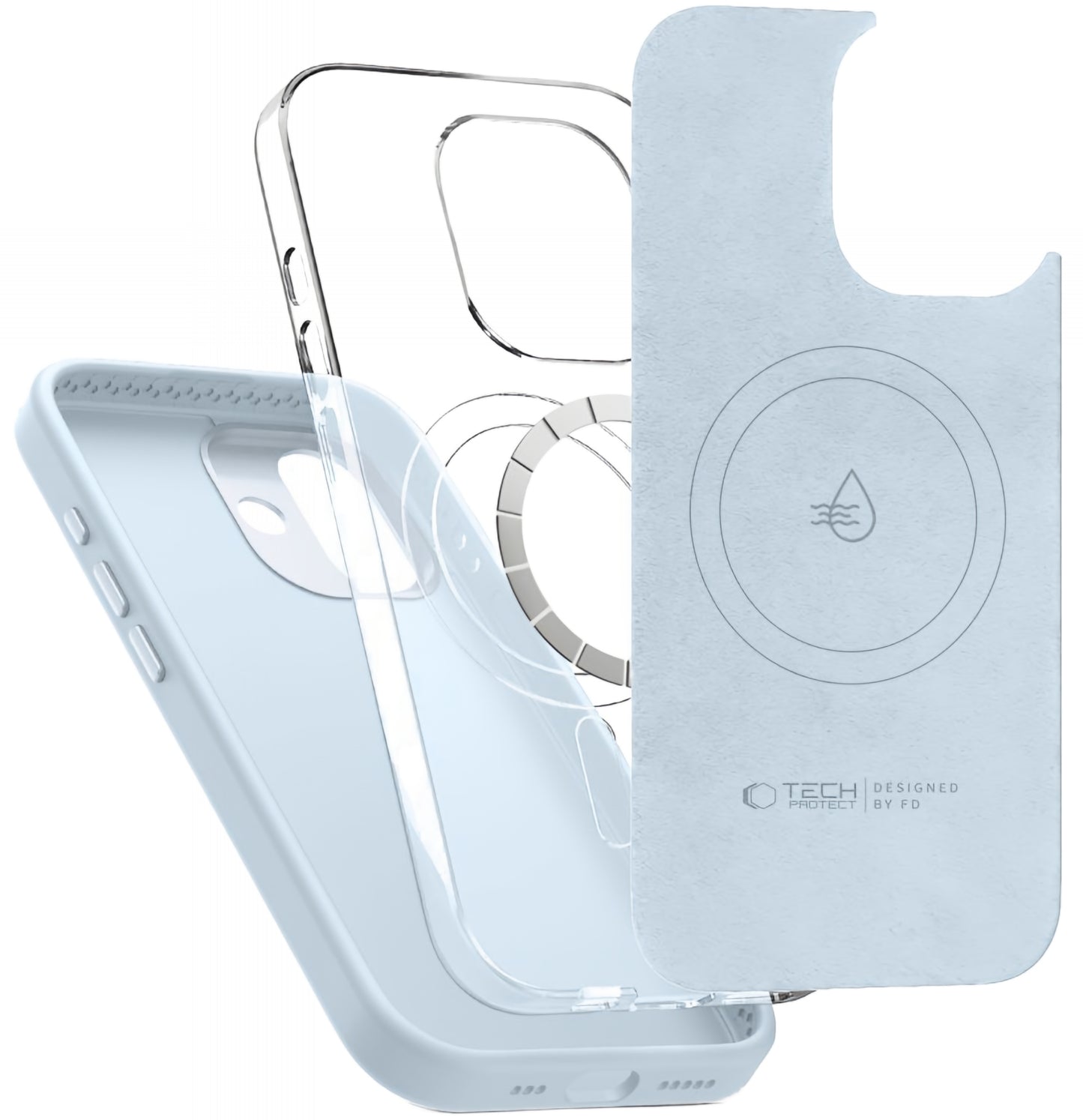 Ovitek MagSafe za Apple iPhone 17, Tech-Protect, Uniq, Modra