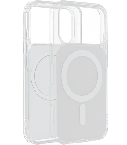 MagSafe ovitek za Apple iPhone 17e / 16e, OEM, Clear Fusion Mag Cover, bel