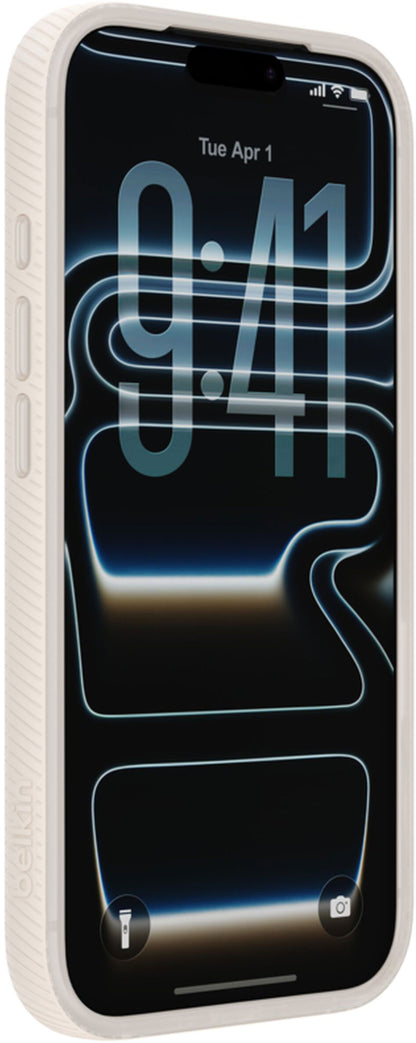 MagSafe ovitek za Apple iPhone 17 Pro Max, Belkin, SheerForce Grip, Bež MSA036hqSA