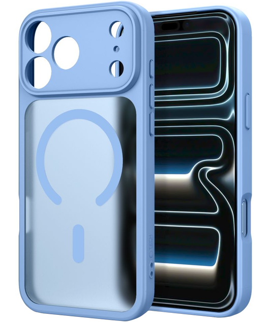MagSafe ovitek za Apple iPhone 18 Pro / 17 Pro, Tech-Protect, BasicMag, mat modra