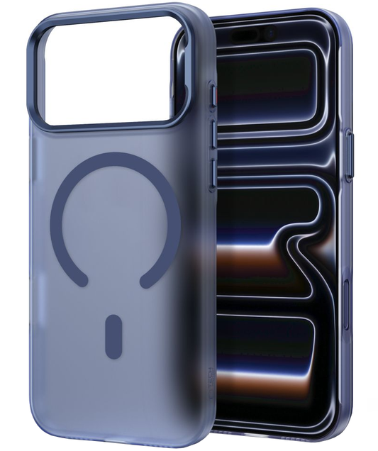 MagSafe ovitek za Apple iPhone 18 Pro / 17 Pro, Tech-Protect, MagZero, Mat mornarsko modra