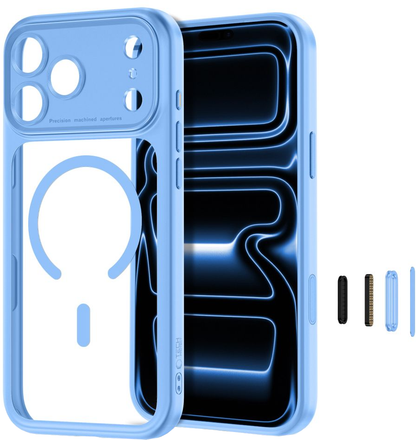Ovitek MagSafe za Apple iPhone 18 Pro Max / 17 Pro Max, Tech-Protect, MagPeak CC, Modra