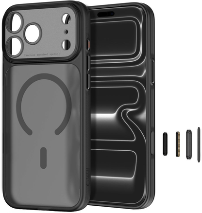 MagSafe ovitek za Apple iPhone 18 Pro Max / 17 Pro Max, Tech-Protect, MagPrime CC, mat črn