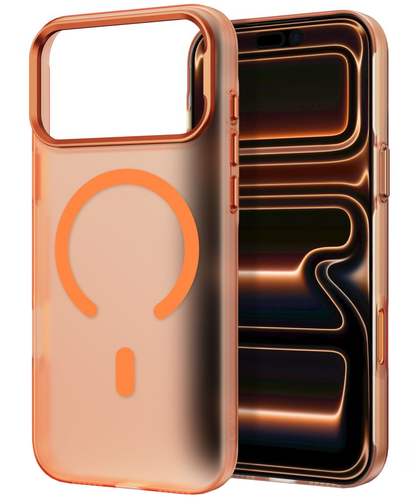 MagSafe ovitek za Apple iPhone 18 Pro Max / 17 Pro Max, Tech-Protect, MagZero, mat oranžen