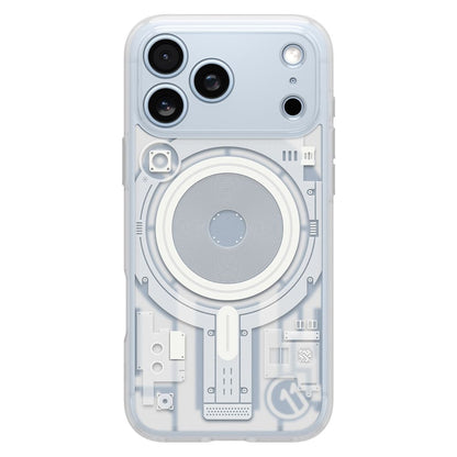 MagSafe ovitek za Apple iPhone 18 Pro / 17 Pro, Spigen, C11 Ultra Hybrid MagFit Element, bela ACS12308