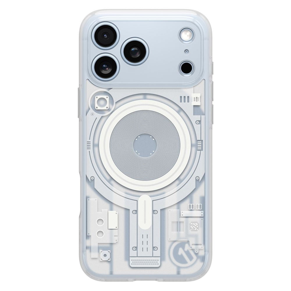 MagSafe ovitek za Apple iPhone 18 Pro Max / 17 Pro Max, Spigen, C11 Ultra Hybrid MagFit Element, bel ACS12307