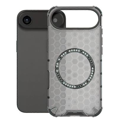 Ovitek MagSafe za Apple iPhone 17 Air, Techsuit, HoneyComb Shield, Črn