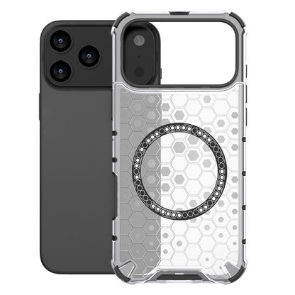Ovitek MagSafe za Apple iPhone 17 Pro Max, Techsuit, HoneyComb Shield, Bela