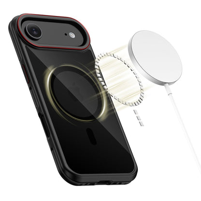 Ovitek MagSafe za Apple iPhone 17 Air, Tech-Protect, Maghybrid, Črn