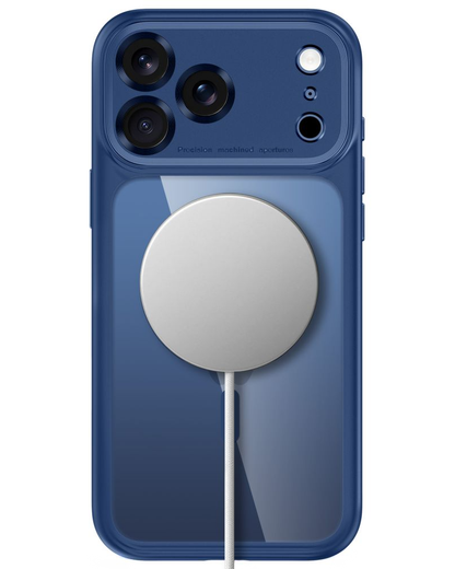 MagSafe ovitek za Apple iPhone 18 Pro Max / 17 Pro Max, Tech-Protect, MagPeak CC, mornarsko modra