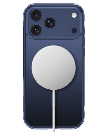 Ovitek MagSafe za Apple iPhone 18 Pro / 17 Pro, Tech-Protect, MagAir CC, Mat mornarsko modra