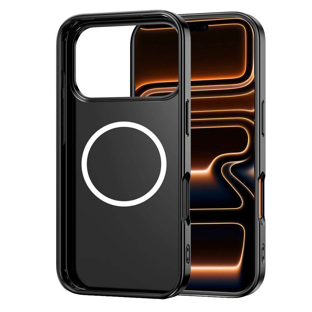Ovitek MagSafe za Apple iPhone 17 Pro Max, Tech-Protect, Lamano Velvet Night, Črn