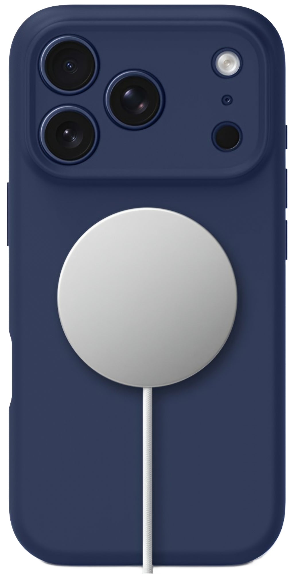 Ovitek MagSafe za Apple iPhone 17 Pro, Tech-Protect, Silikon, Temno modra