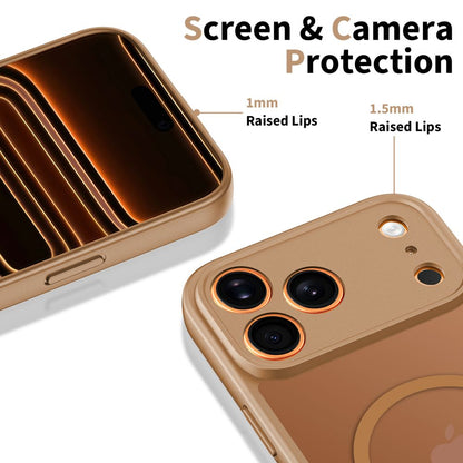 Ovitek MagSafe za Apple iPhone 17 Pro Max, Tech-Protect, BasicMag, Mat rjava