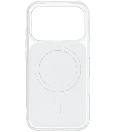MagSafe ovitek za Apple iPhone 17e / 16e, OEM, Clear Fusion Mag Cover, bel