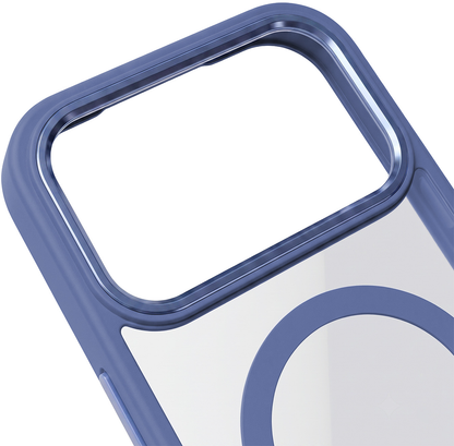 MagSafe ovitek za Apple iPhone 18 Pro Max / 17 Pro Max, OEM, Color Clear Mag, Modra