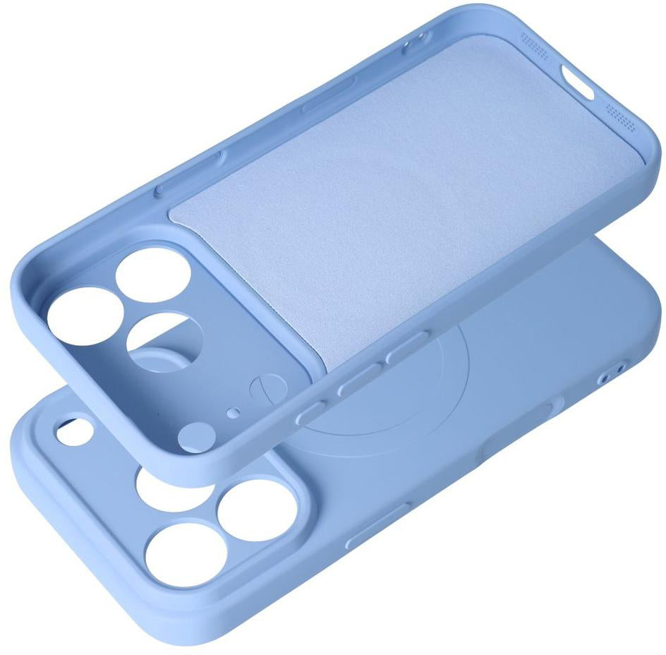 MagSafe ovitek za Apple iPhone 18 Pro Max / 17 Pro Max, OEM, Silicone Mag, modra