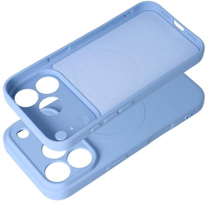 MagSafe ovitek za Apple iPhone 18 Pro Max / 17 Pro Max, OEM, Silicone Mag, modra