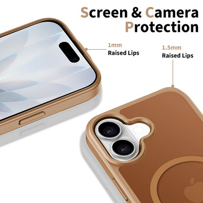 Ovitek MagSafe za Apple iPhone 17, Tech-Protect, BasicMag, Rjava