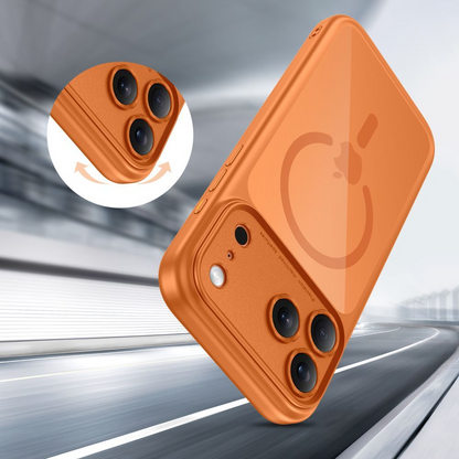 Ovitek MagSafe za Apple iPhone 17 Pro, Tech-Protect, MagPeak, Oranžen