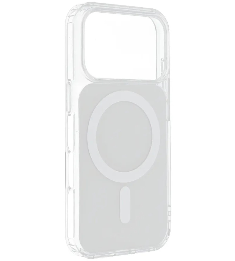 MagSafe ovitek za Apple iPhone 17e / 16e, OEM, Clear Fusion Mag Cover, bel