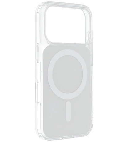 MagSafe ovitek za Apple iPhone 17e / 16e, OEM, Clear Fusion Mag Cover, bel