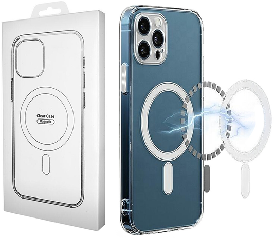 Ovitek MagSafe za Apple iPhone 16, OEM, prozoren z zaščito kamere