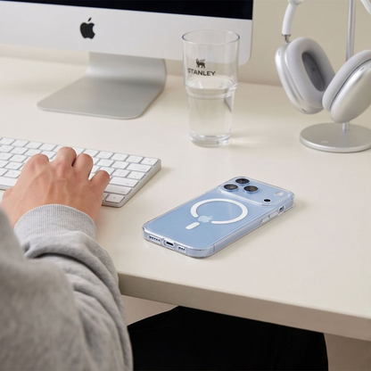 MagSafe ovitek za Apple iPhone 18 Pro / 17 Pro, Tech-Protect, Flexair, Prozoren