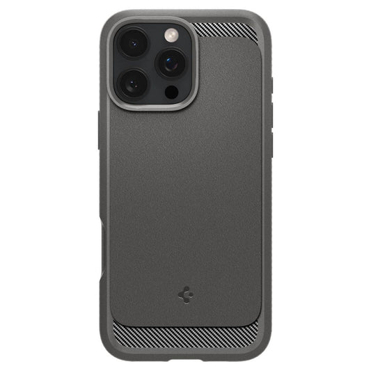 Ohišje MagSafe za Apple iPhone 16 Pro Max, Spigen, Rugged Armor, sivo ACS07987 