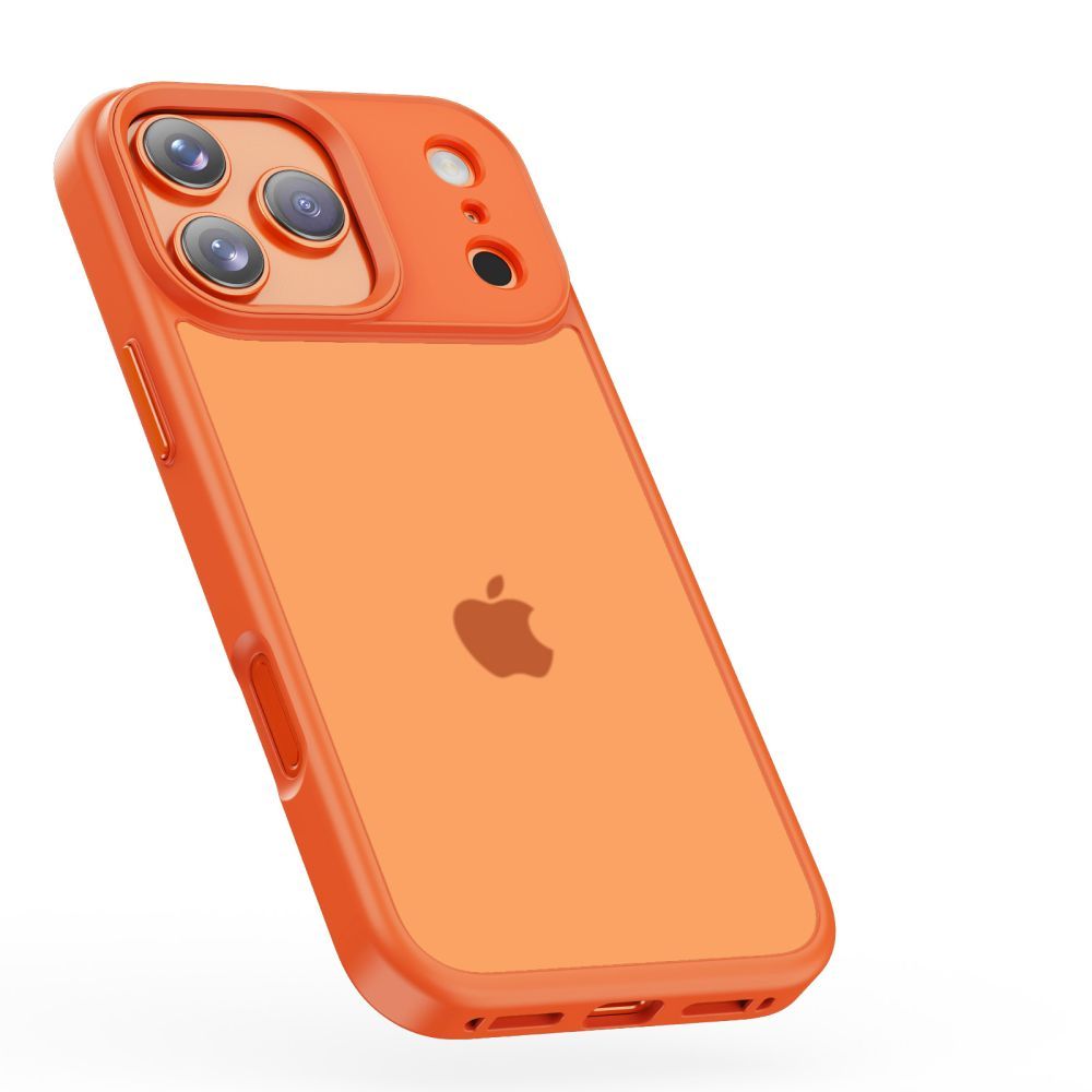 Ovitek za Apple iPhone 17 Pro, Tech-Protect, Magmat, Mat Oranžna