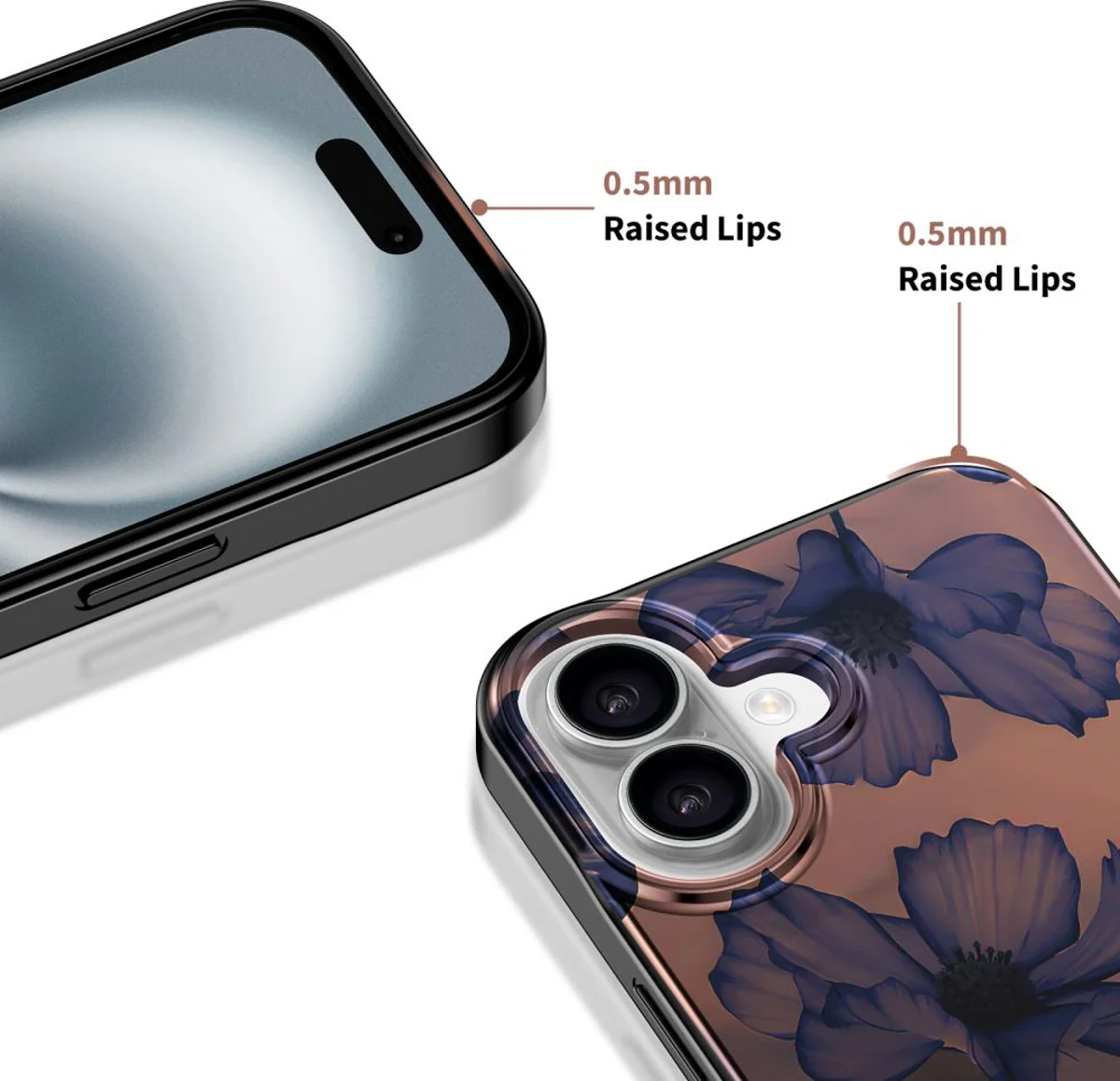 Ovitek MagSafe za Apple iPhone 16, Tech-Protect, Lamano Velvet Night, Črn