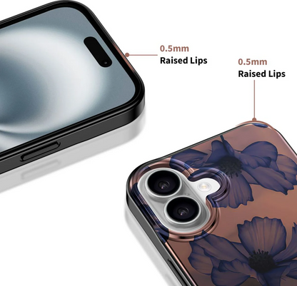 Ovitek MagSafe za Apple iPhone 16, Tech-Protect, Lamano Velvet Night, Črn