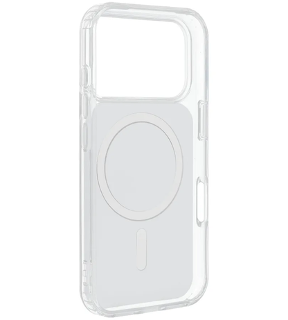 MagSafe ovitek za Apple iPhone 17e / 16e, OEM, Clear Fusion Mag Cover, bel