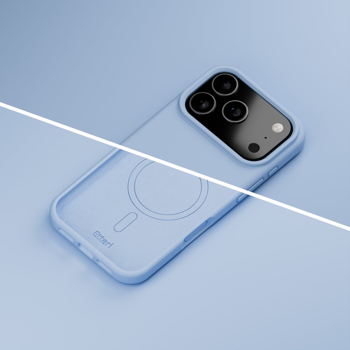 MagSafe ovitek za Apple iPhone 18 Pro Max / 17 Pro Max, Etteri, Silicone Mag, modra