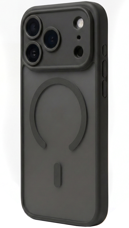 MagSafe ovitek za Apple iPhone 18 Pro / 17 Pro, OEM, Mag Big Hole, mat črn