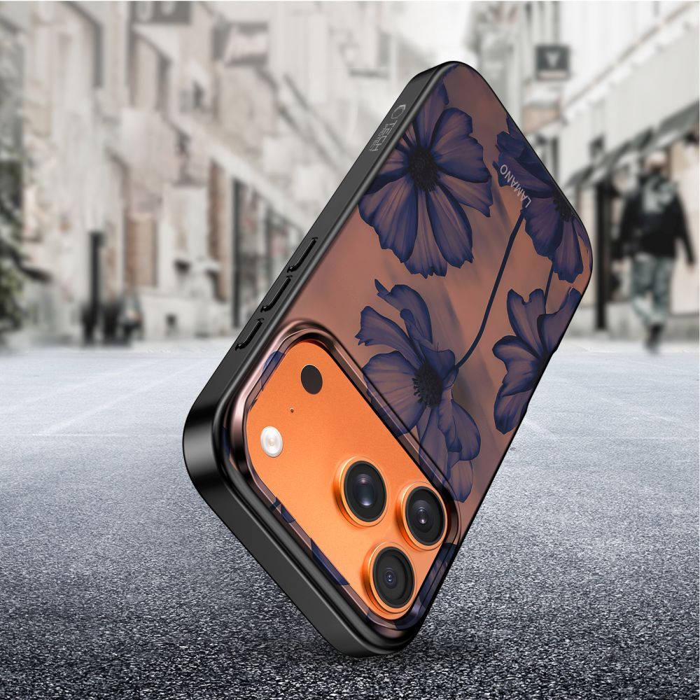 Ovitek MagSafe za Apple iPhone 17 Pro Max, Tech-Protect, Lamano Velvet Night, Črn