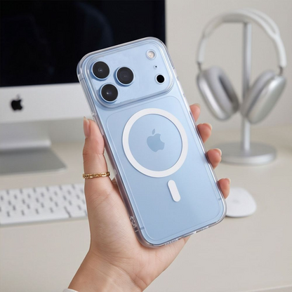 MagSafe ovitek za Apple iPhone 18 Pro / 17 Pro, Tech-Protect, Flexair, Prozoren