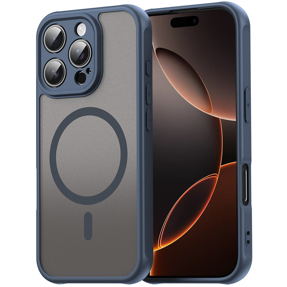 MagSafe ovitek za Apple iPhone 11 Pro Max, Techsuit, HaloFrost II, Temno modra