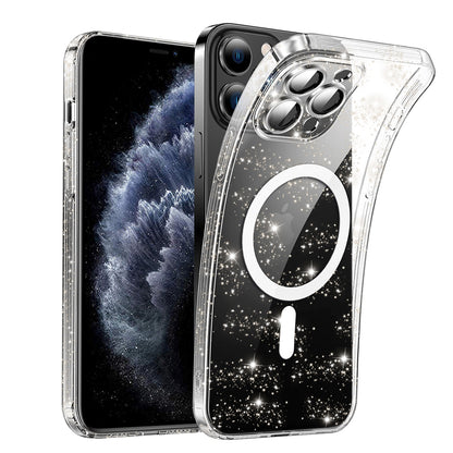 Ovitek MagSafe za Apple iPhone 11 Pro, Techsuit, SparkleSkin, Prozoren