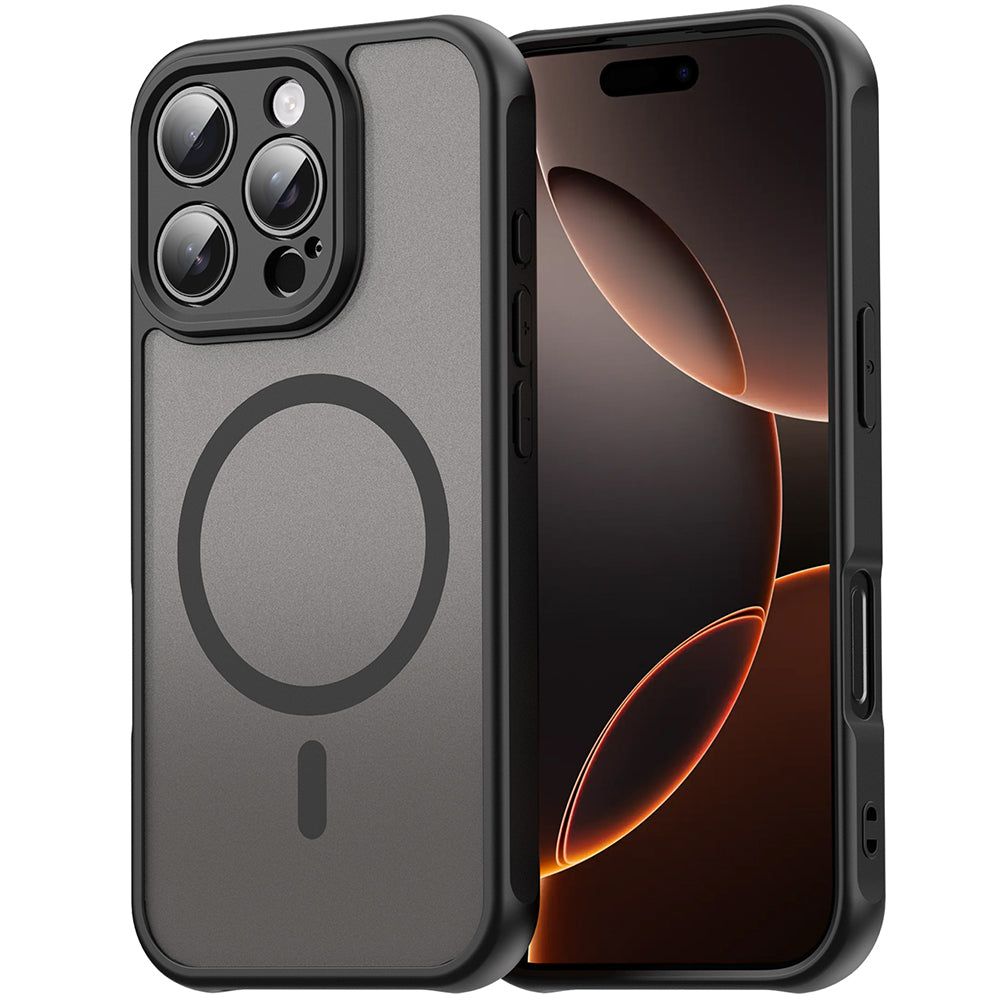 MagSafe ovitek za Apple iPhone 11, Techsuit, HaloFrost II, Črn