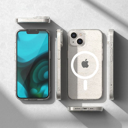 MagSafe ovitek za Apple iPhone 12 Pro Max, Techsuit, SparkleSkin, Prozoren