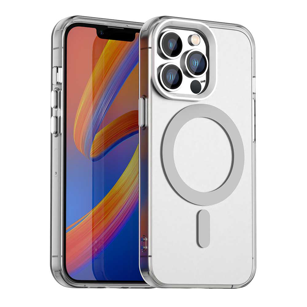 MagSafe Case for Apple iPhone 13 Pro Max, Techsuit, CandyCase, White
