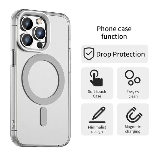 MagSafe ovitek za Apple iPhone 13 Pro Max, Techsuit, CandyCase, Bela