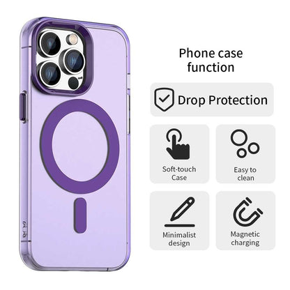 MagSafe ovitek za Apple iPhone 13 Pro Max, Techsuit, CandyCase, Vijoličen
