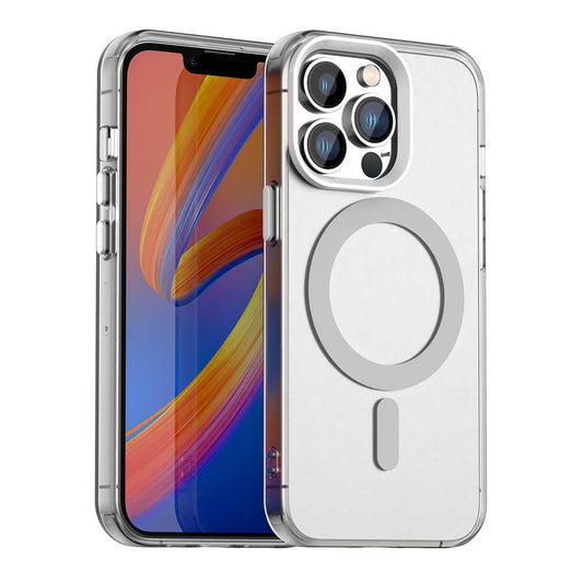 MagSafe ovitek za Apple iPhone 13 Pro, Techsuit, CandyCase, Bela
