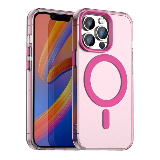MagSafe ovitek za Apple iPhone 13 Pro, Techsuit, CandyCase, roza