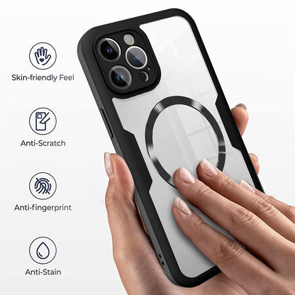 Ovitek MagSafe za Apple iPhone 13 Pro, Techsuit, ColorVerse 360, Vijoličen