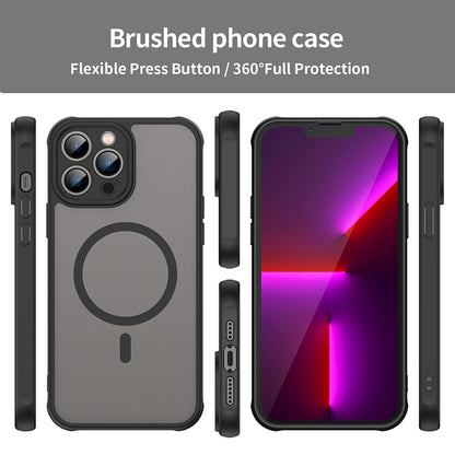 MagSafe ovitek za Apple iPhone 13 Pro, Techsuit, HaloFrost II, Črn