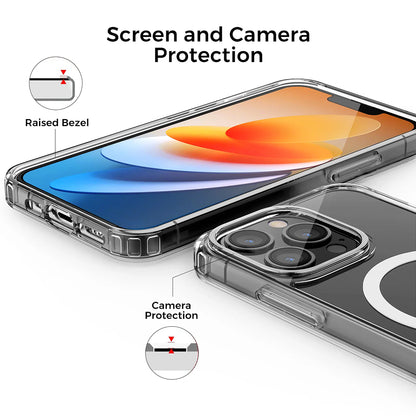 MagSafe ovitek za Apple iPhone 13 Pro, Techsuit, Pro, Črn